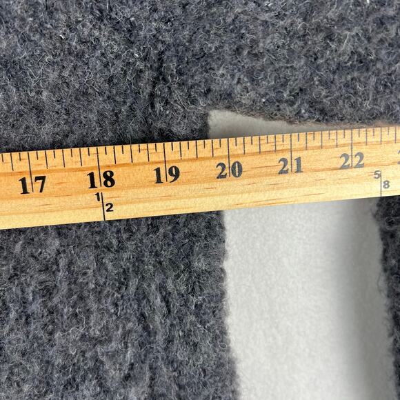 DEAR JOHN DENIM Madison Night Time Woman's Lng Slv Crew Nk Sweater SZ M Charcoal - Picture 6 of 8